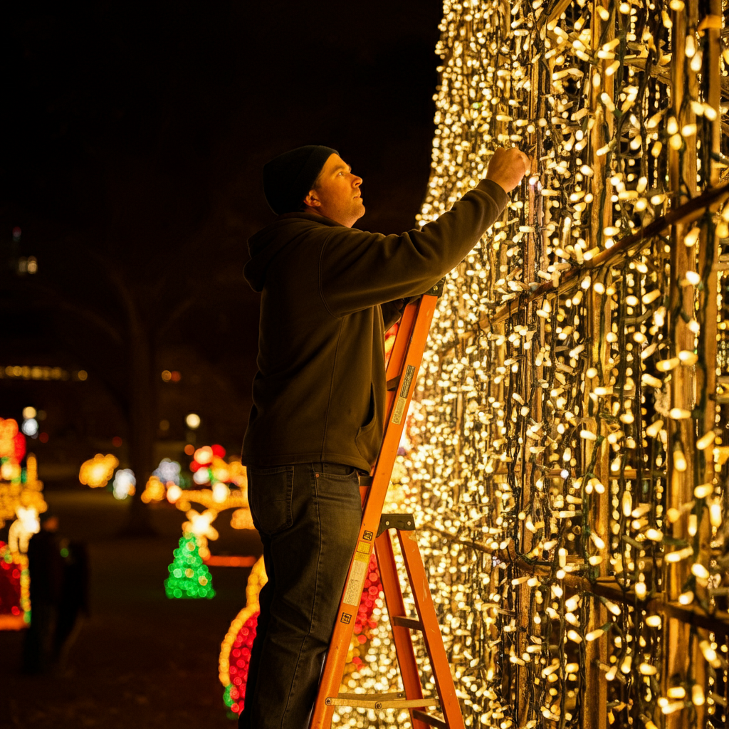 Christmas Light Installation Maintenance St. Charles County MO