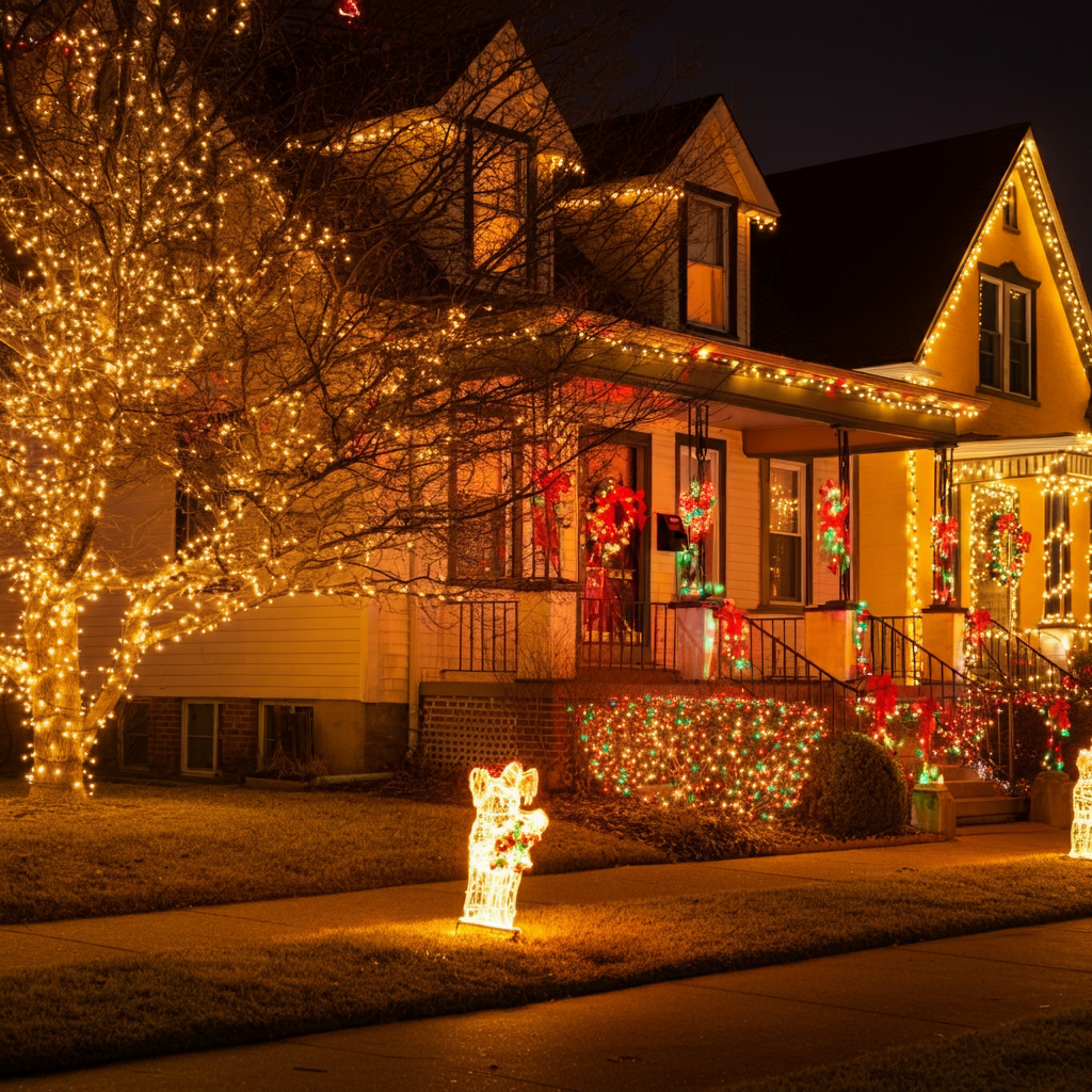 Residential Christmas Light Installation St. Charles County MO