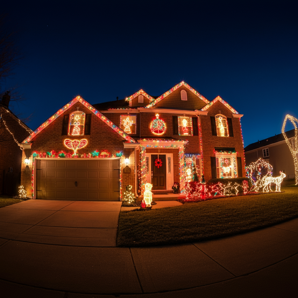 Residential Christmas Light Installation St. Louis MO