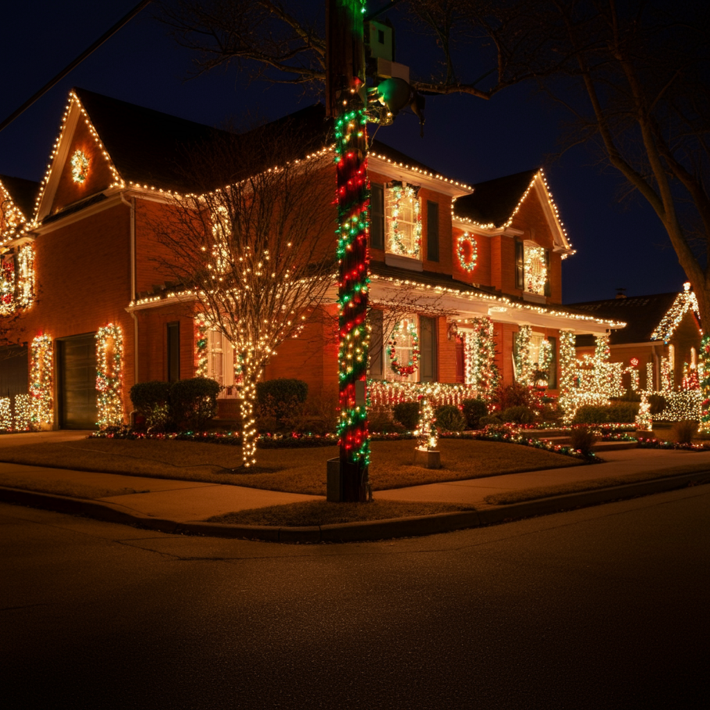 Residential Holiday Lighting St. Louis MO